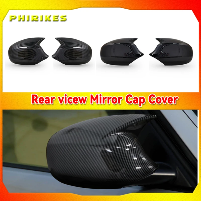 

Replacement Rearview Side Mirror Covers Cap For BMW E90 E91 E92 E93 E81 E87 E82 E88 3 1 Series M Accessories Carbon Fiber Gloss