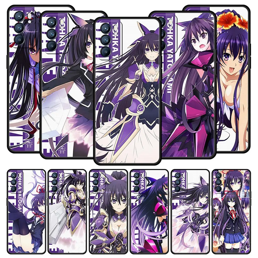 

Чехол Date A Live Tohka Yatogami чехол для телефона для Oppo Find X5 Pro Reno7 SE Reno6 Z 5G A54 A53 A52 A9 2020 A95 A16 A76 A74 A12