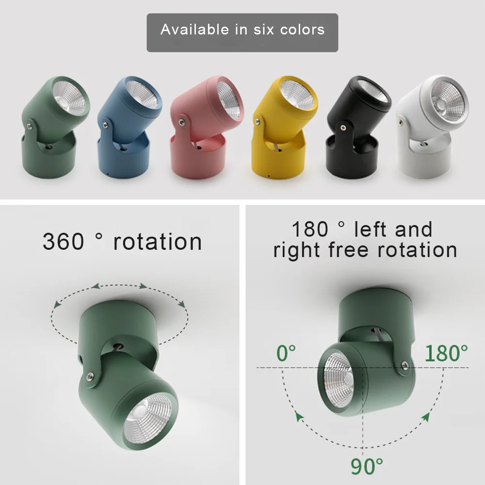 Складной потолочный светильник в скандинавском стиле фоновая лампа с поворотом