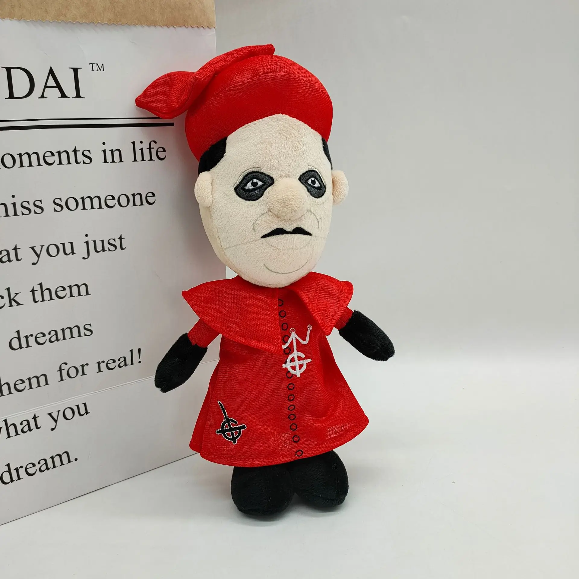 

25cm Cardinal Copia Plush Doll Vampire Ghost Singer Struffed Toy For Fans Collection Birthday Gift Toys