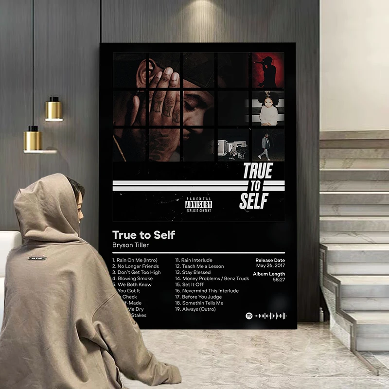 Альбом для музыки, Обложка, плакат брисона, эстетический, рэп, хип-хоп, рок, естественный цвет, картина маслом, украшение комнаты