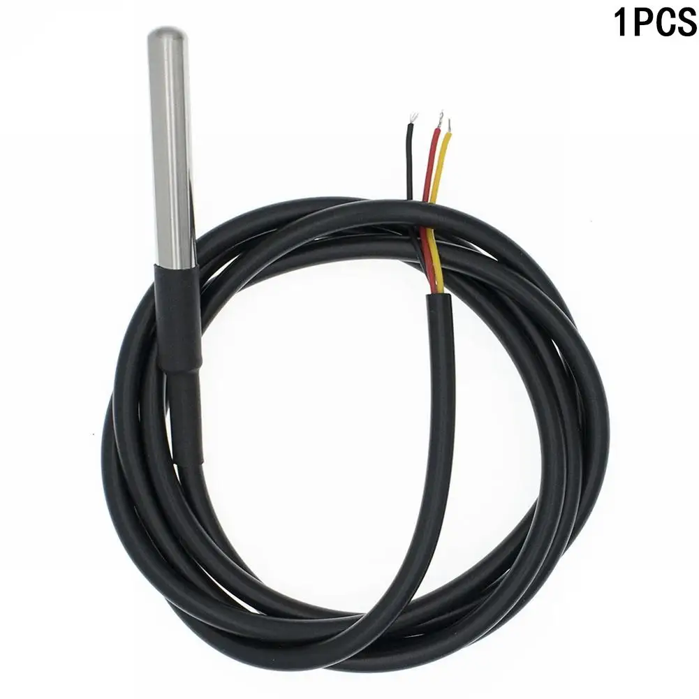 

DS18B20 Waterproof Thermal Probe 1/3/5 Pcs Digt Sensor Thermal Probe 1 Meter Length Temperature Thermometer House Sensor