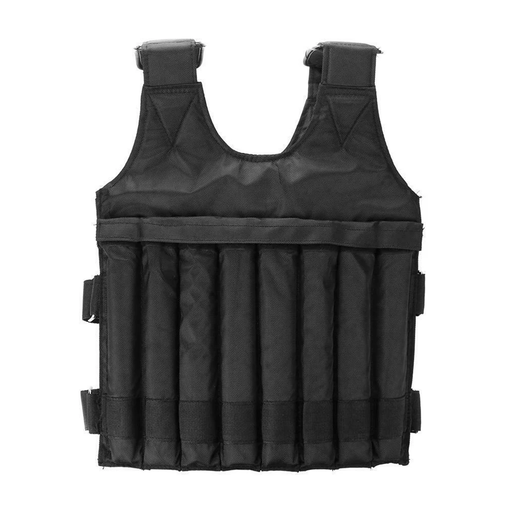 

20kg/50kg Loading Weighted Vest For Boxing Training Workout Fitness Equipment Adjustable Waistcoat Jacket Sand Clothing