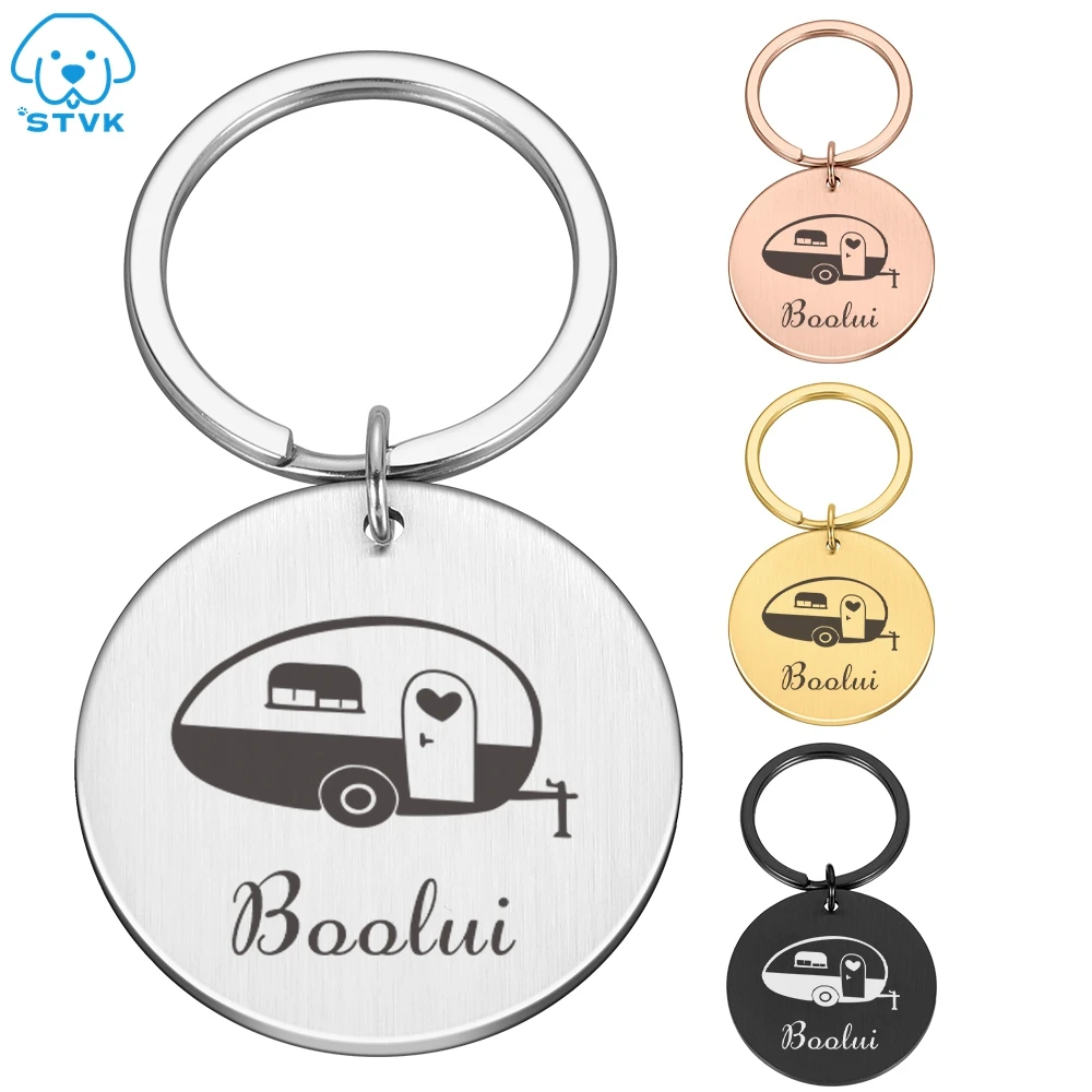 

Personalized Dog ID Tags Engraved Metal Tag for Small Dogs Name Collar for Cat Puppy Pet Accessories Customized Name Tags