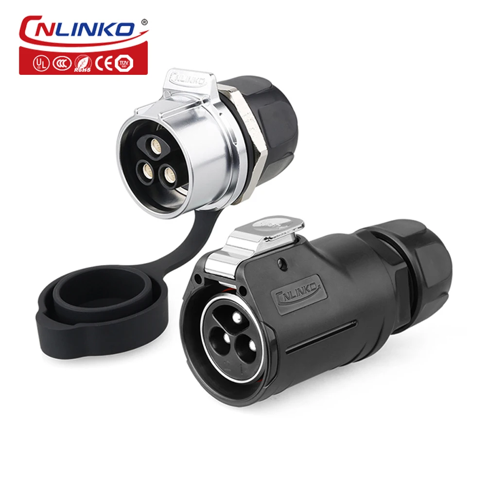 CNLINKO M28 IP67 Водонепроницаемый LP28 3-контактный 35A сильноточный ...