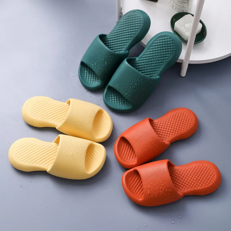 

Summer Slippers for Men and Women Indoor EVA Soft Soles Beach Sandals Light Weight Slides Men Flip Flop Home Shoes Big Size W109