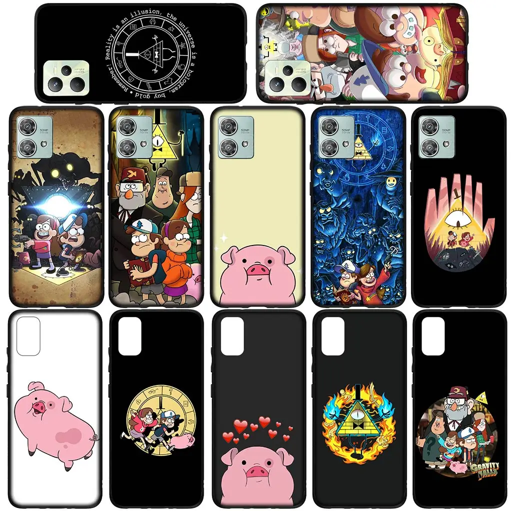 G-Gravitys F-Falls Pig Funda мягкий чехол для Samsung Galaxy S24 S23 Fe Ultra Plus A05 A55 A35 A24 A25 A15 M55 телефона