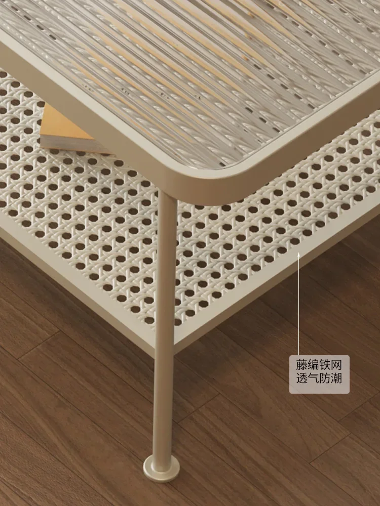 Стиль ваби-саби стекло Чанхун простой японский диван приставной столик гостиная