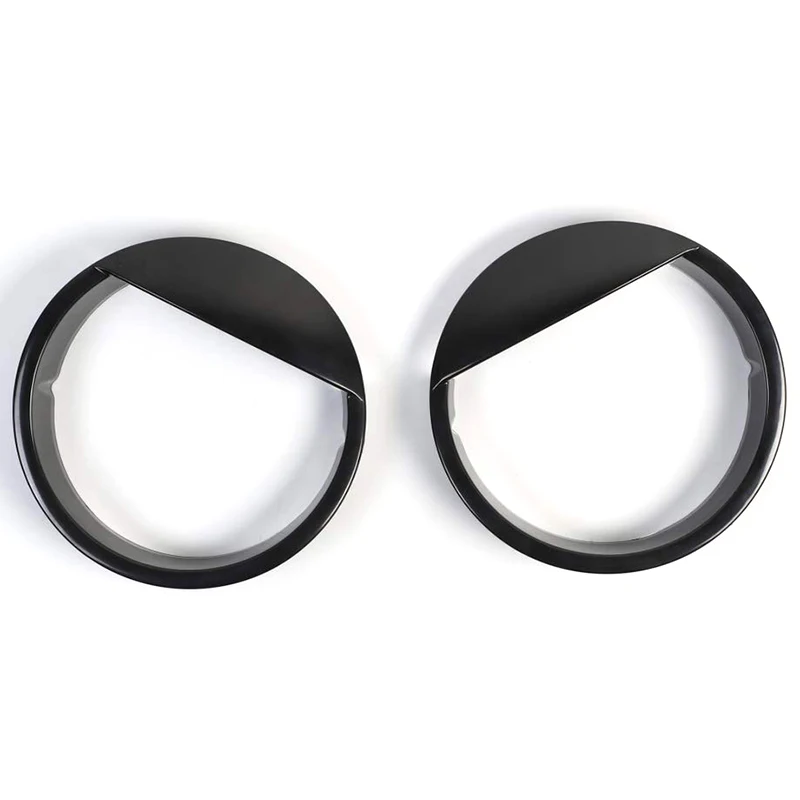 

Angry Eyes Headlight Bezels Cover Trim for Wrangler TJ 1997-2006 Head Lights Bezel Lamp