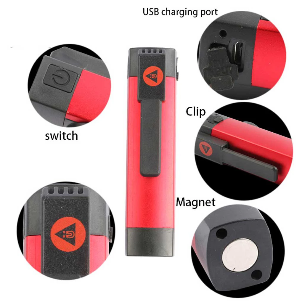 

Фонарик с COB-матрицей, 4 режима, USB-зарядка, внешнее оборудование