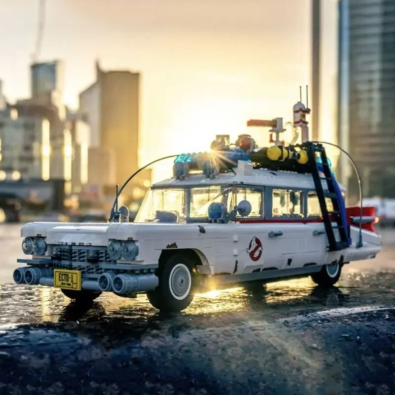 Фото В наличии Ghost 10274, строительные блоки из фильмов, модель автомобиля, кирпичи для детей, взрослых, игрушки, подарки на Хэллоуин, Рождество, совместимые №4