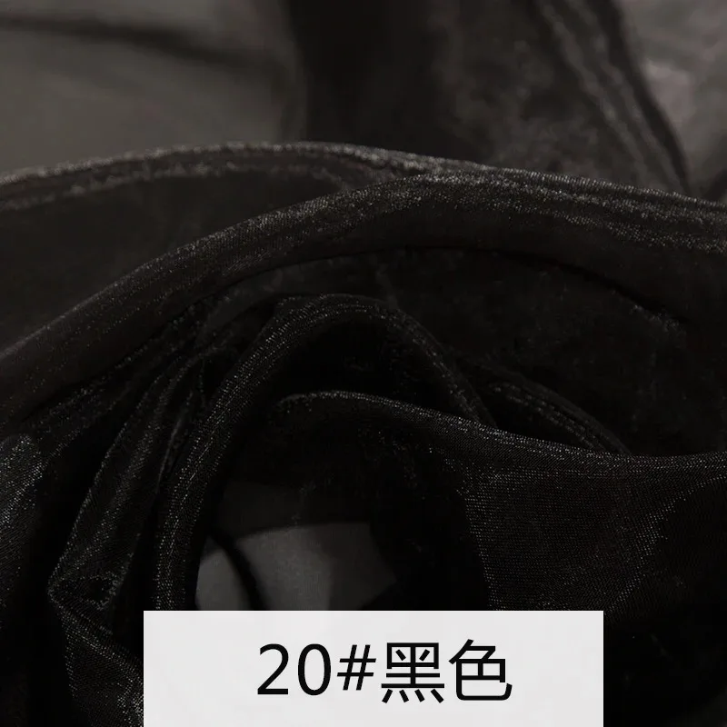 6 метров ткань из органзы с вышивкой прозрачная свадебная одежда шелковая