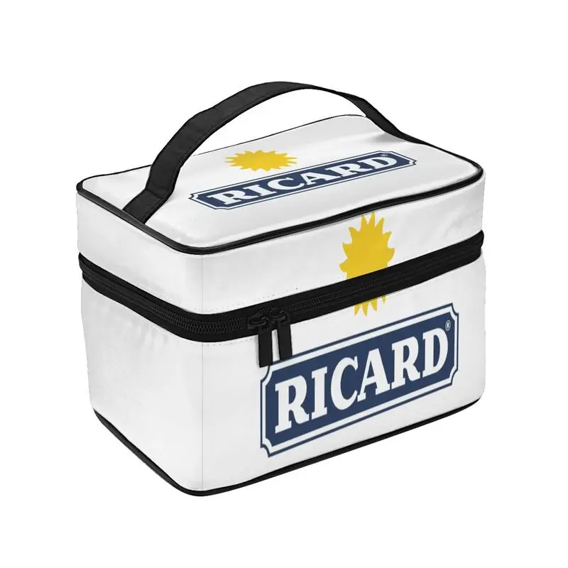 

Marseille France Ricard Makeup Bag for Women Travel Cosmetic Organizer Kawaii Storage Toiletry Bags