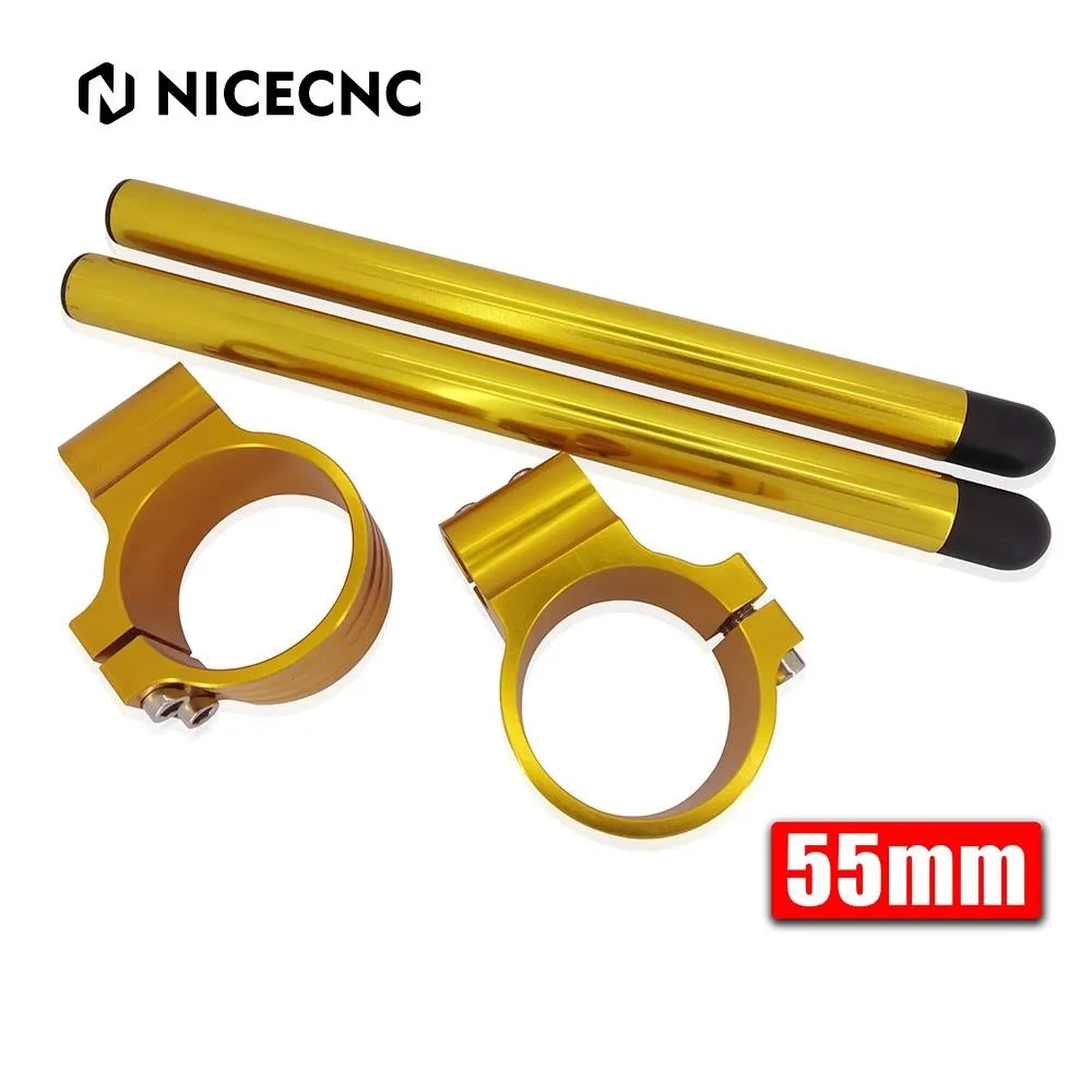 

Replace Clip On CNC Aluminum Handlebars 55mm For BMW S1000RR 2009 2010 2011 2012 2013 2014 HP4 2013-2014