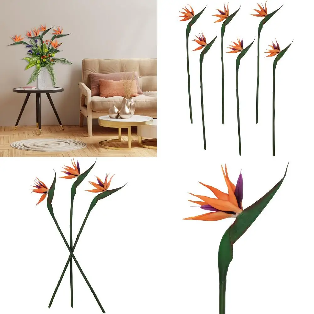 

Luxurious 33" of 6 Life-Like Artificial Bird Floral Stem