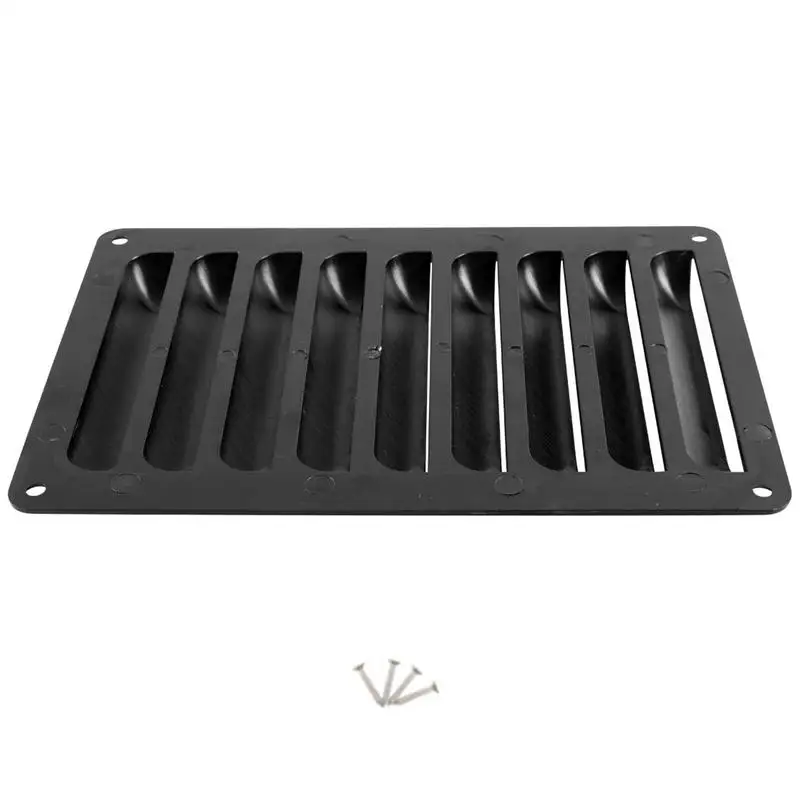 

Grille Vent Panel Air Vents For Camper RV Grille Vent Panel RV Air Outlet Grill Panel M5 ABS Black Universal Accessories For