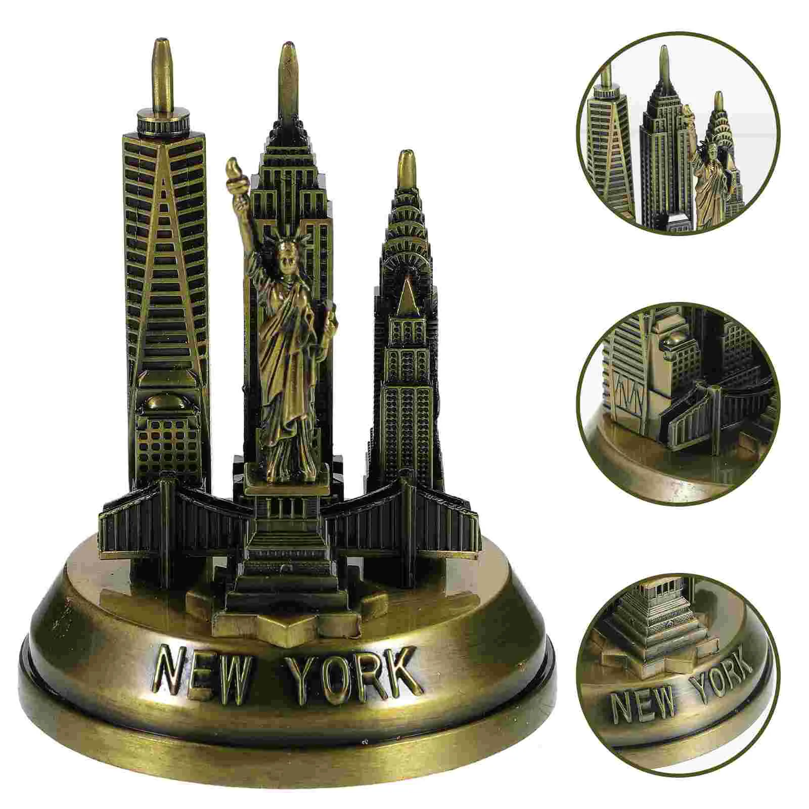 

Metal Building Model Alloy Architecture Architectural Prop Party Decor Desktop Household
