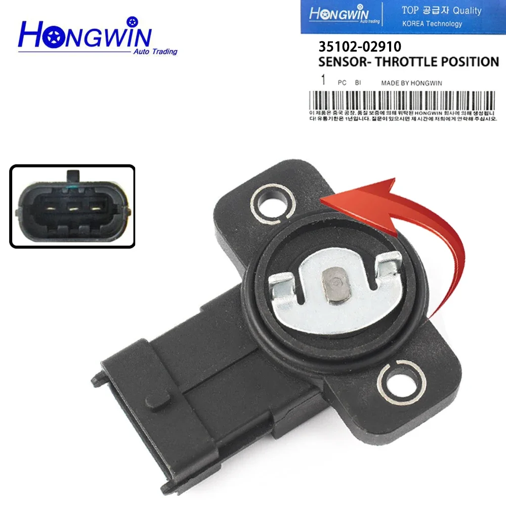 

35102-02910 Датчик положения дроссельной заслонки TPS Plug для Hyundai i10 06 Kia Morning Picanto 04-07 3510202910 35170-02000 3517002000