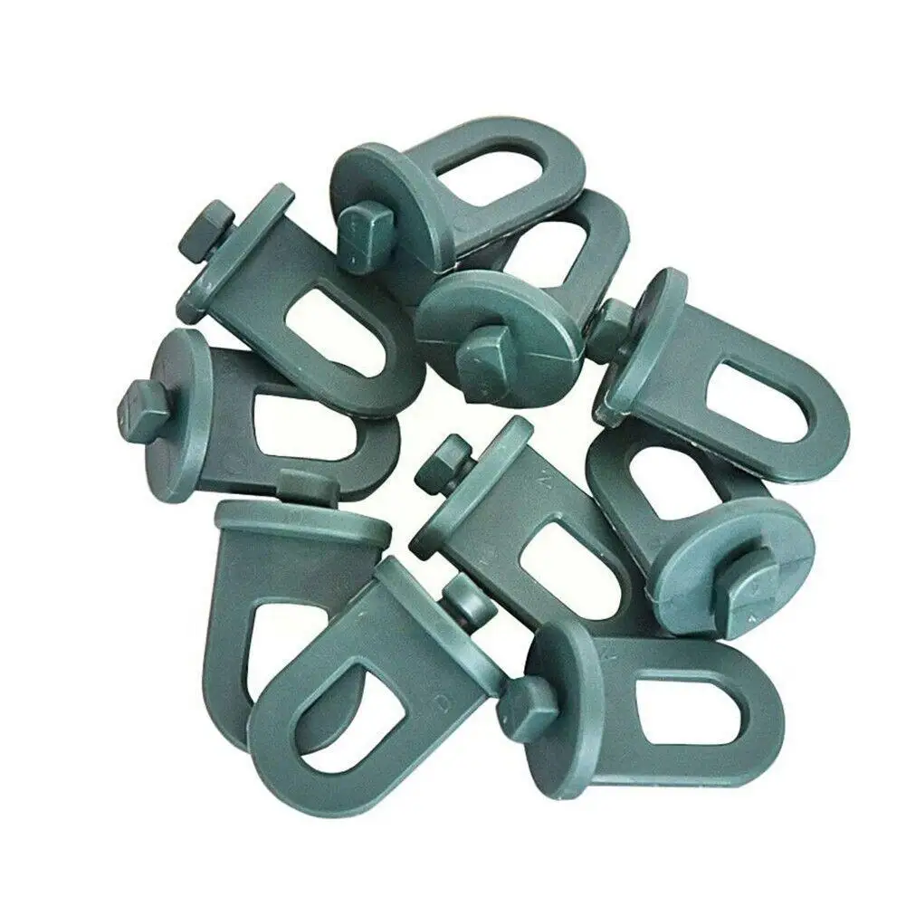 

10/20pcs Greenhouse Clips Fastener Tied Buckle Hanging Hook For Plant Vegetable Grafting Hanging Support Plant Pot Hanger C I0h5