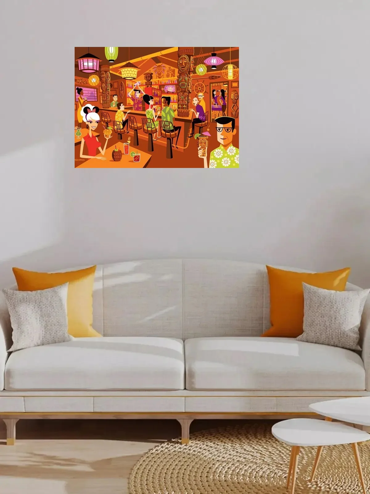 Джош Агл Шаг Зачарованный Бар Художественная Картина Печать Шелковый Плакат