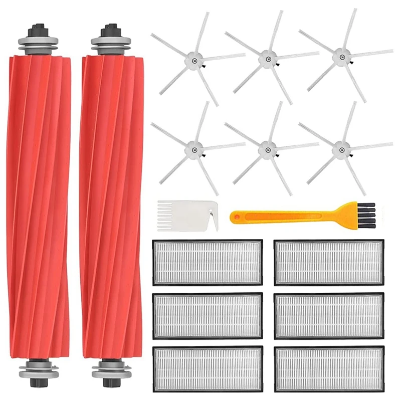 

Spare Parts for Roborock S7 T7S T7 Robot Vacuum Cleaner, Including Filter, Side Brush and Main Brush