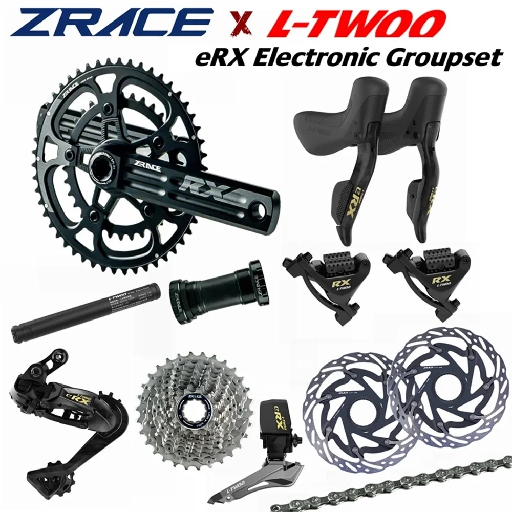 НОВЫЙ LTWOO eRX eR9 2x12s/2x11s Электронная группа кассетный ротор шатунов ZRACE сменный