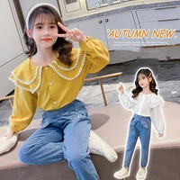 girls babys coat blouse jacket outwear 2022 solid spring summer overcoat top party sport christmas outfit childrens clothing