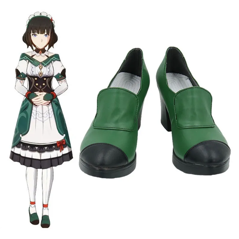 

Genshin Impact Katheryne Catherine Cosplay Costume Game Suit Women Dress Halloween Carnival Party Outfit XS-XXL NEW 2022