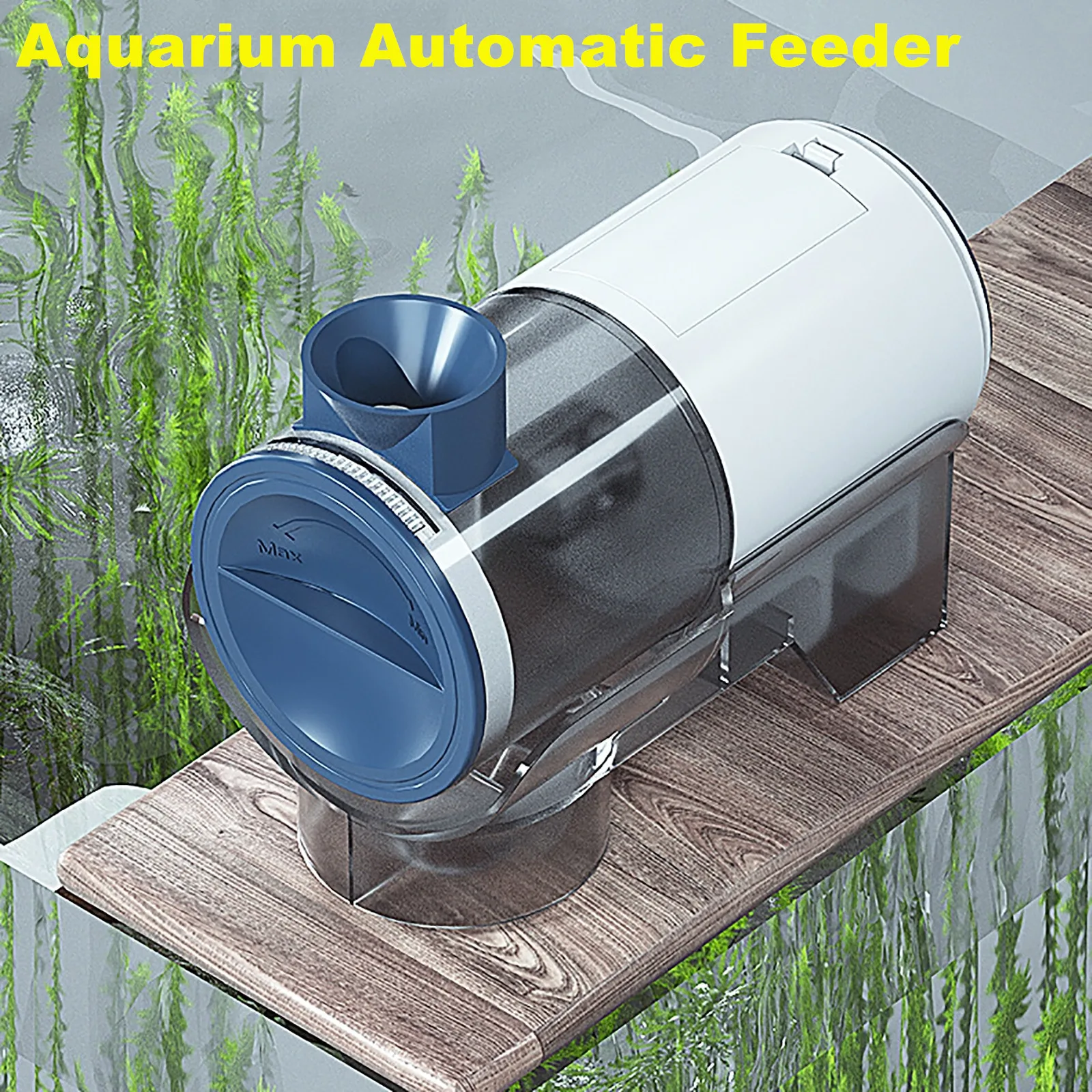 

Aquarium Automatic Feeder Fish Tank Feeding Machine LCD Timing Aquatic Organisms Feeder Electronic Feeder for Flakes Granules