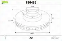 

186488 for ten brake mirror GE