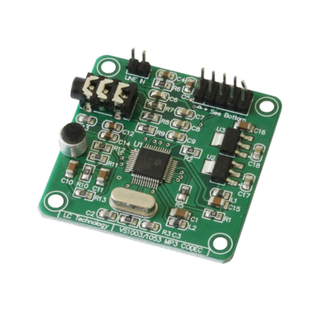 

VS1053 Audio Module MP3 Player Module Development Board onboard Recording SPI OGG Encoding Recording Control Signal Filter DC 5V