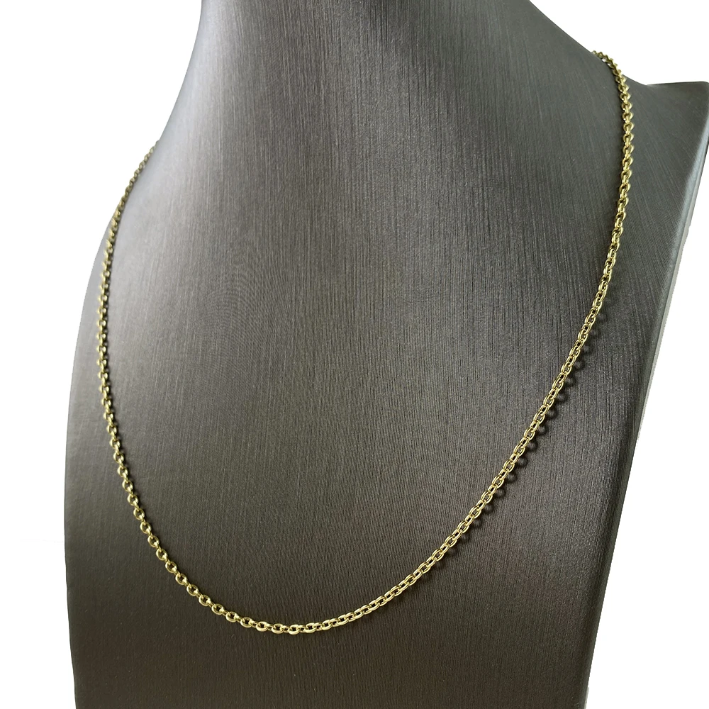 

2022 New Punk Stainless Steel Link Necklace for Women Gold Color Collares Long Cuba Chains Lobster Clasp Pendant Choker