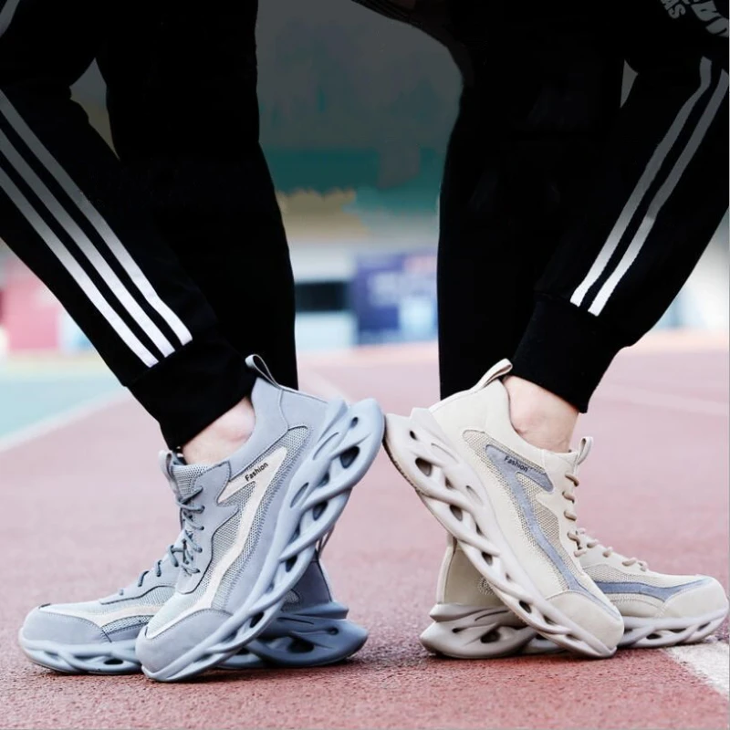 

X08 Unisex Work Safety Shoe For Men Summer Breathable Boots Working Steel Toe Indestructible Anti-Smashing Construction Sneakers
