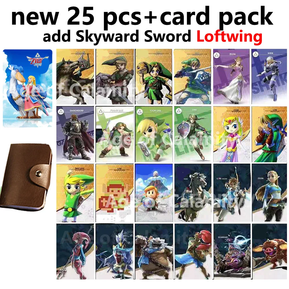 Nfc rfid ключ карты Новые 25 шт. zeldaes amiibo замки дыхание дикой легенды о Зельде link ns