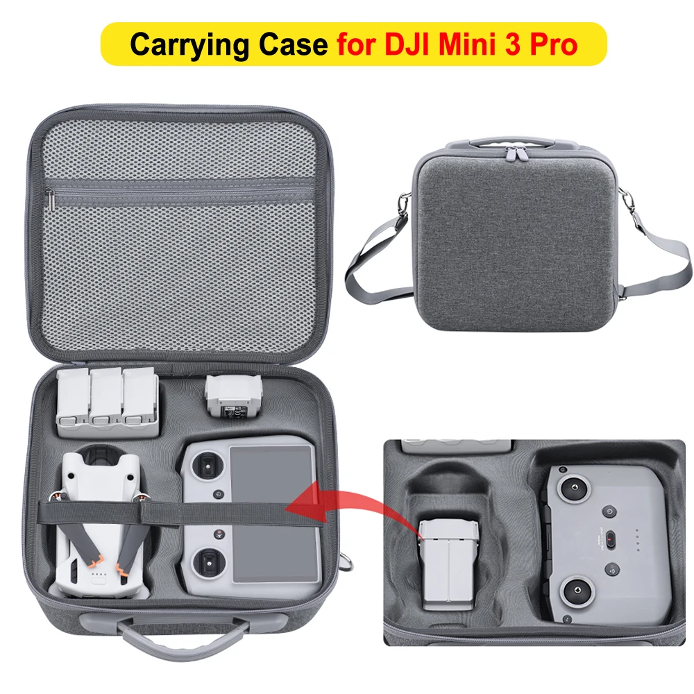 

Storage Bag for DJI Mini 3 Pro Drone Carrying Case Shoulder Bag Portable Case Travel Handbag for RC-NA/DJI RC Accessory