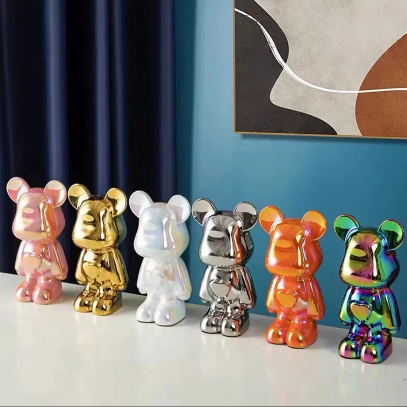 Новая статуя Bearbrickly фигурки медведей кирпичная скульптура керамическая форма