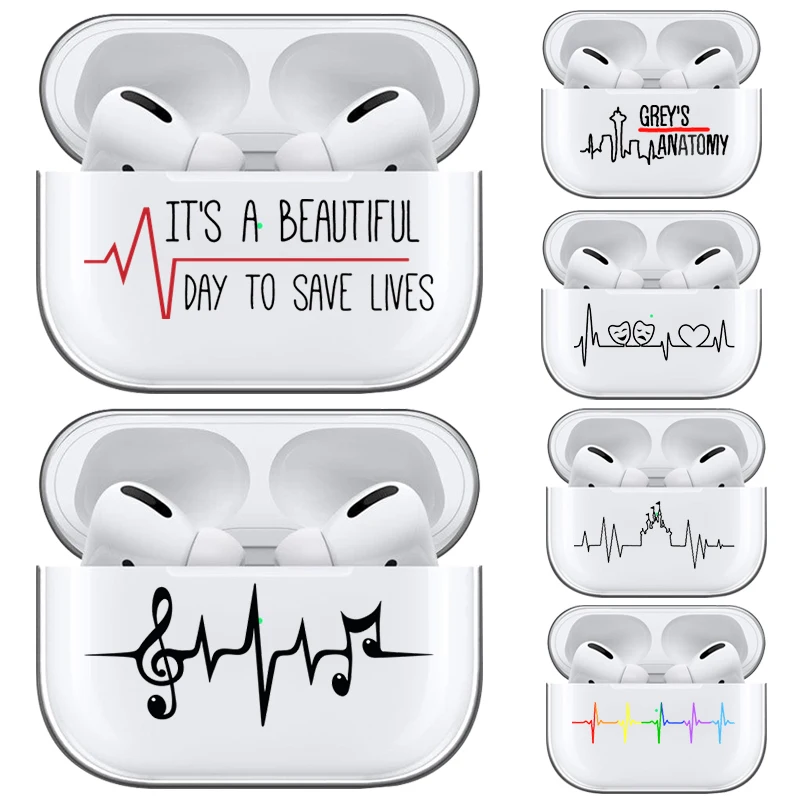 

Романтичные мягкие прозрачные телефонные наушники Pro 3 2 1 с функцией измерения сердцебиения, беспроводные Bluetooth наушники Air Pods, чехлы для Airpod