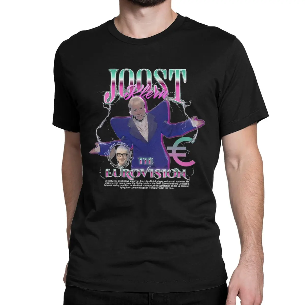 Футболка с коротким рукавом и круглым вырезом из чистого хлопка