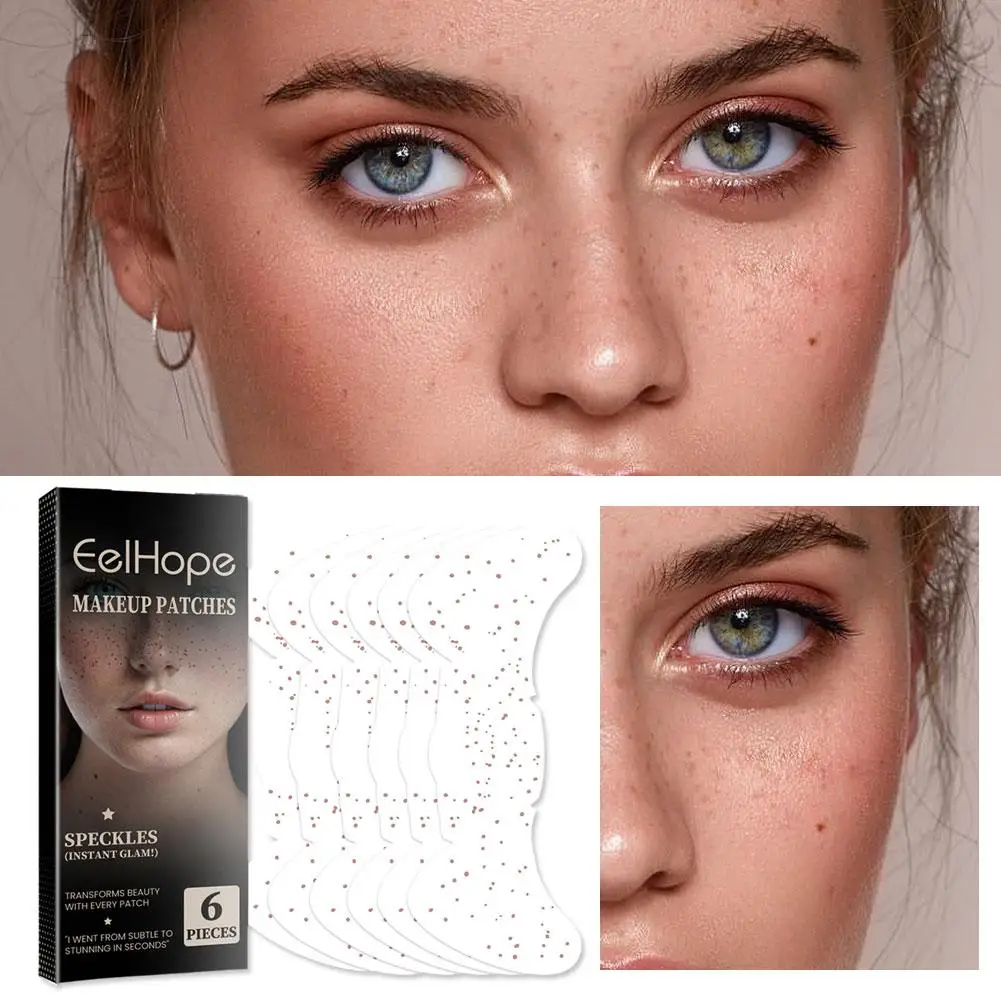 Временные татуировки для лица мелкие веснушки Переводные наклейки девочек