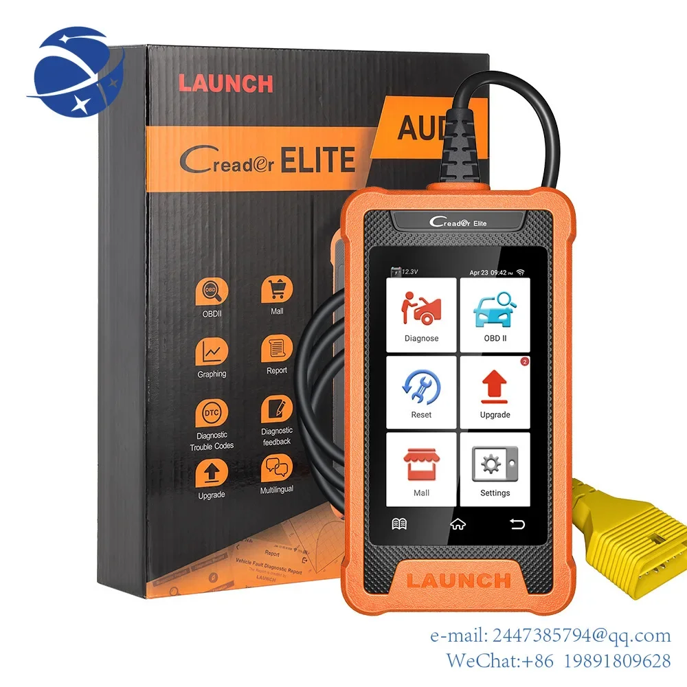

Yun Yi Lancering X431 Elite Auto Obd2 Full-Function Can Fd/Bi-Directionele Controle Diagnostische Scan Tool Voor /Gm/Be