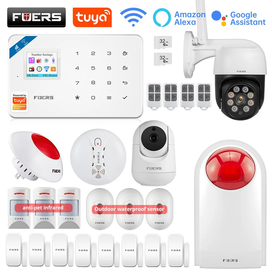 

Система сигнализации FUERS W181 с поддержкой GSM и Wi-Fi