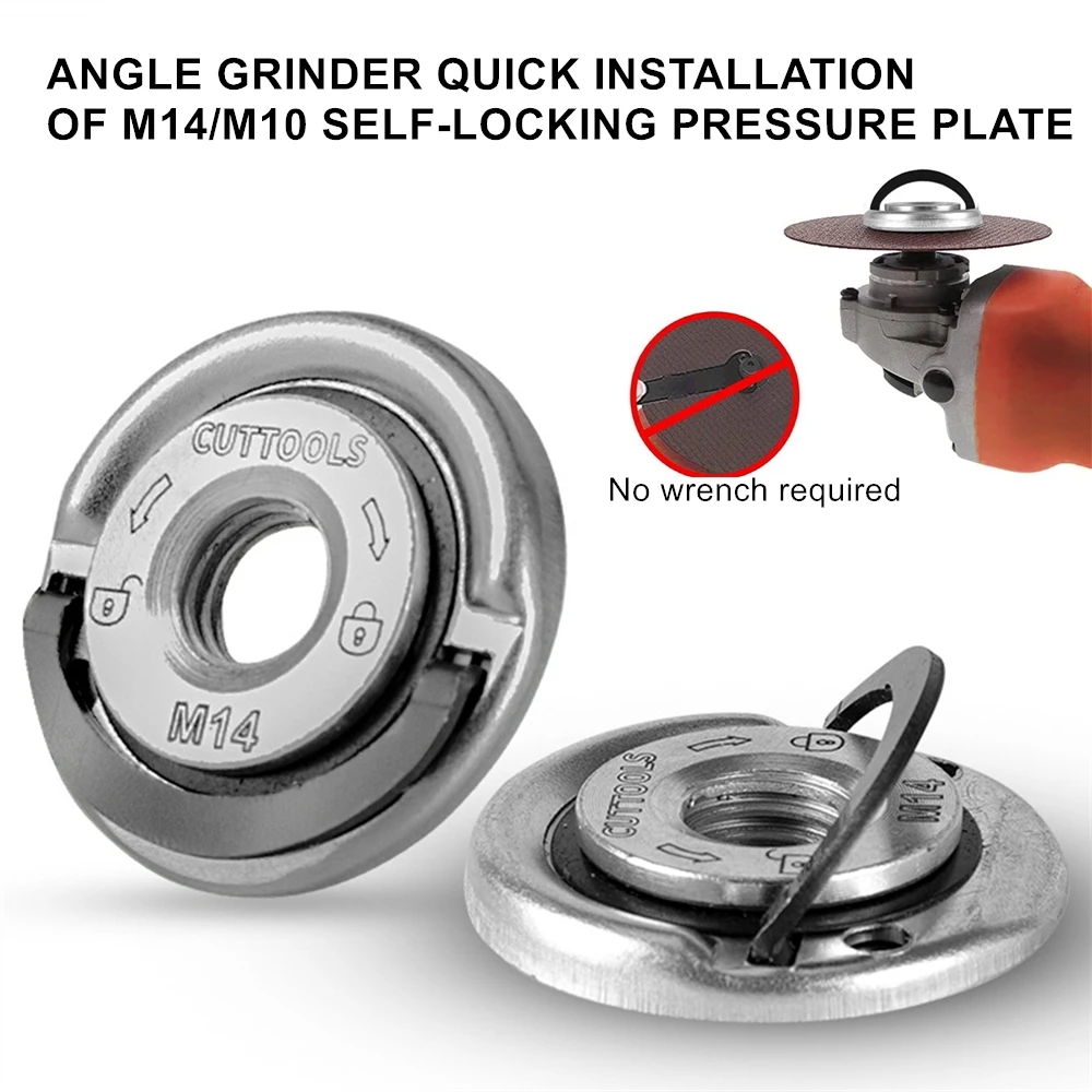 Угловая шлифовальная машина M14/M10 универсальная резьба самоблокирующаяся с