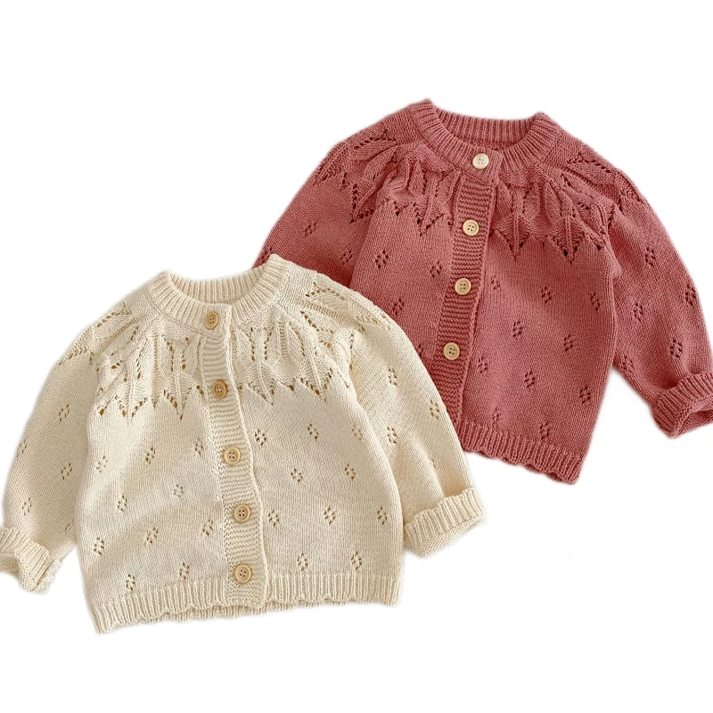 

Весенний свитер для маленьких девочек и мальчиков, модный вязаный кардиган с прорезями, куртка, пальто, свитер, пальто, кардиган для маленьких девочек, осенние свитера