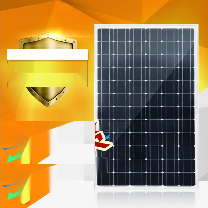 

GY Solar Photovoltaic Panel Monocrystalline Silicon Component Panel Power Panel 200W Photovoltaic Panel Power Generation