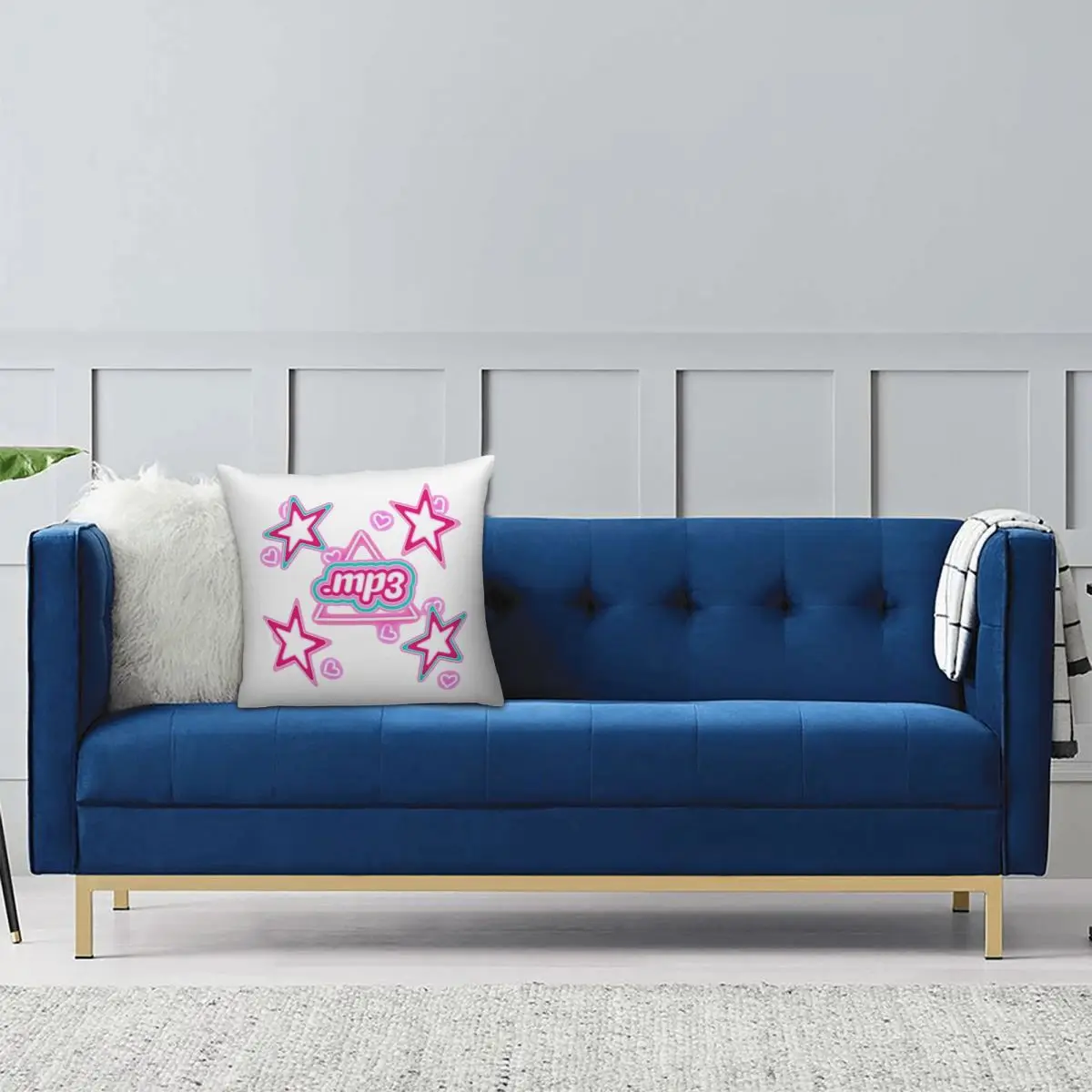 Наволочка Emilia Mernes Singer с рисунком искусственная декоративная подушка Обложка для