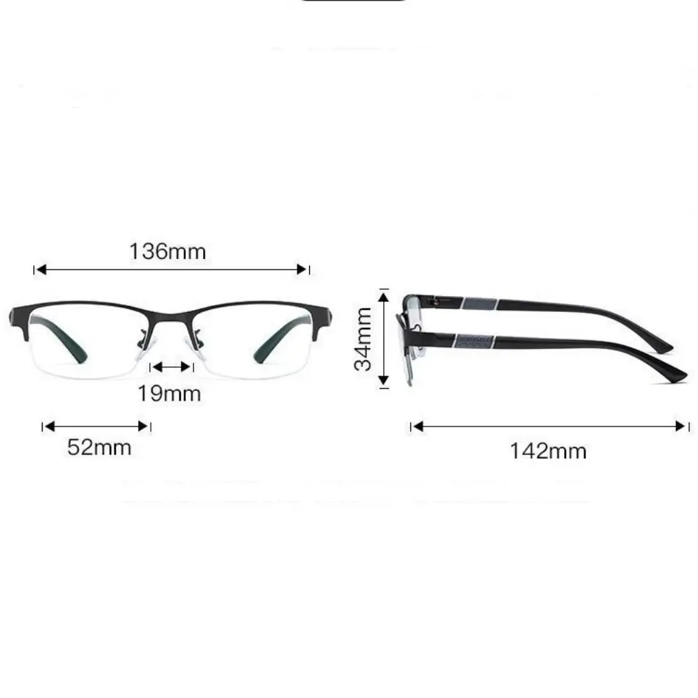 Поликарбонатные фотохромные очки для близорукости черного и синего цвета с