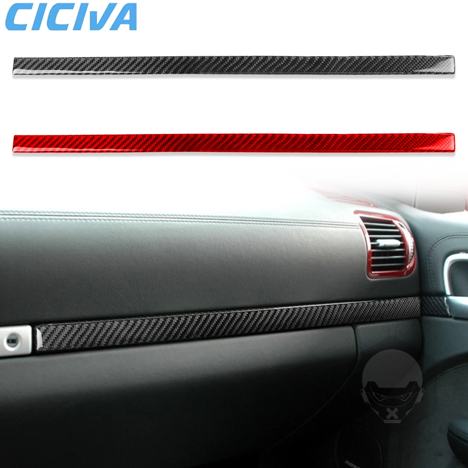 Для Porsche Cayenne S GTS Turbo 2003-2010 углеродное волокно второго пилота приборной панели