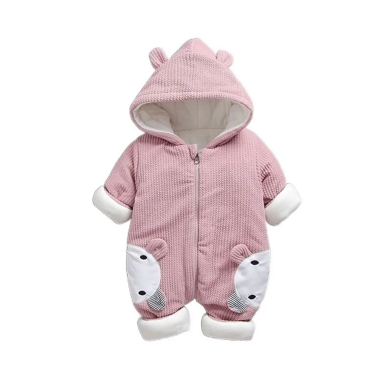 HS1 2022 New Russia Baby costume rompers Clothes cold Winter Boy Girl Garment Thicken Warm Comfortable Pure Cotton coat jacket