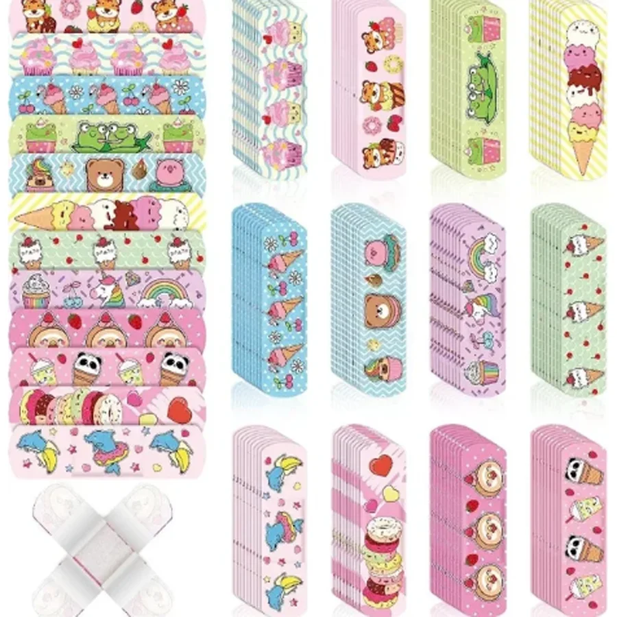 Мультяшные Бинты Для Детей И Взрослых Водостойкий Клейкий Пластырь Ран Лента