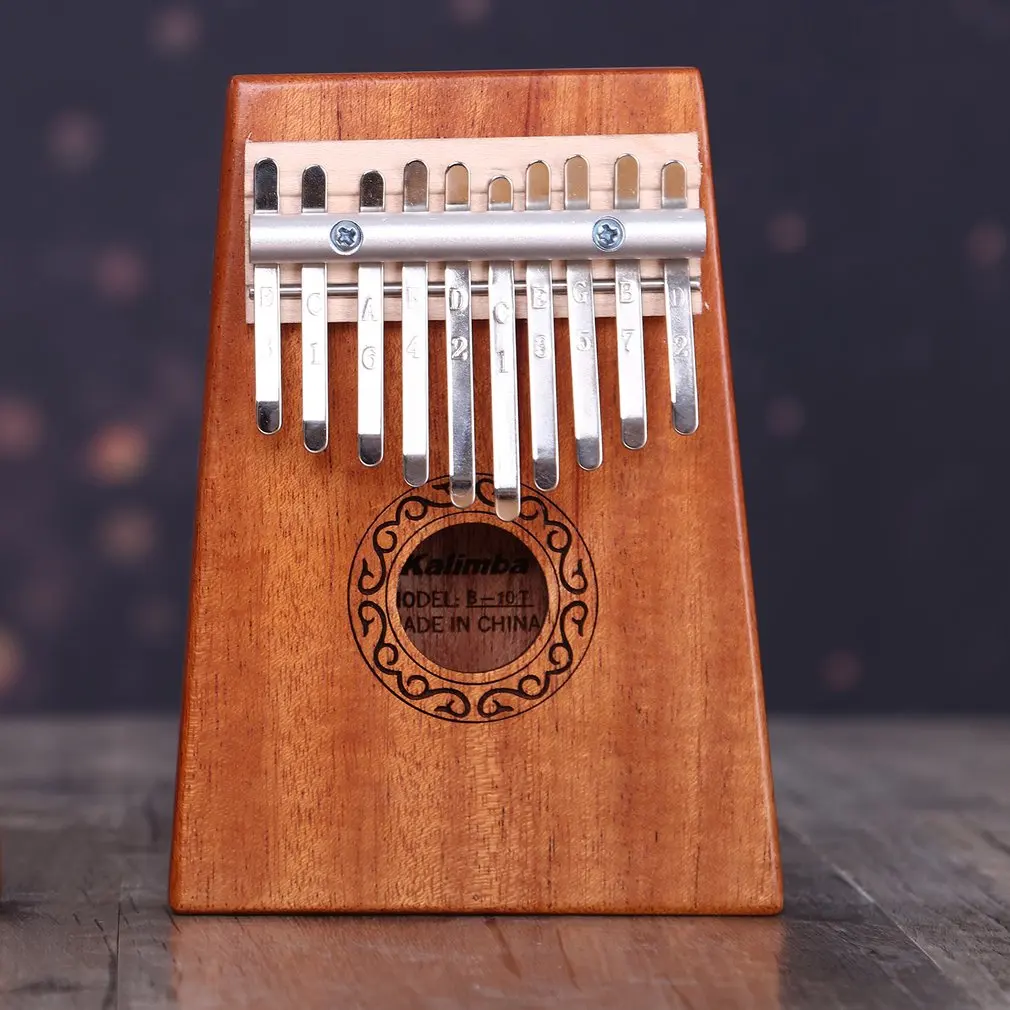 

10-тоновое пианино Kalimba с большим пальцем